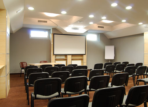 sala konferencyjna w Hotelu Trzy Światy w Gliwicach